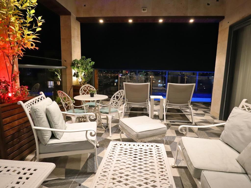 Luxury Rooftop Apartment In Νετάνια Εξωτερικό φωτογραφία