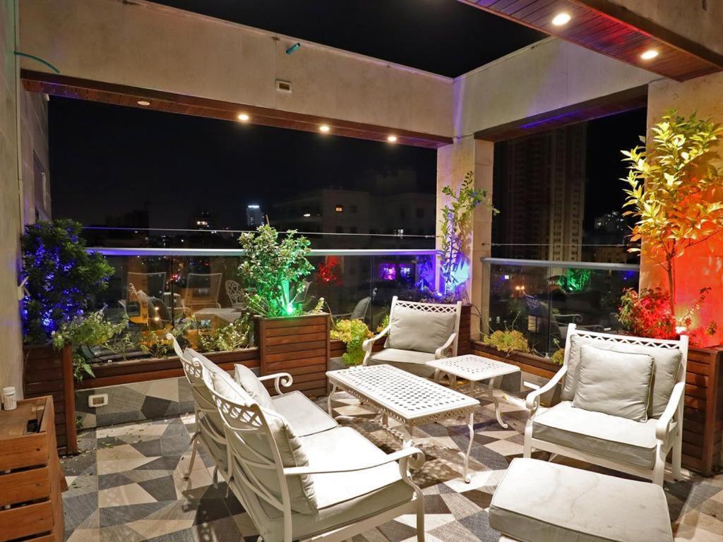 Luxury Rooftop Apartment In Νετάνια Εξωτερικό φωτογραφία