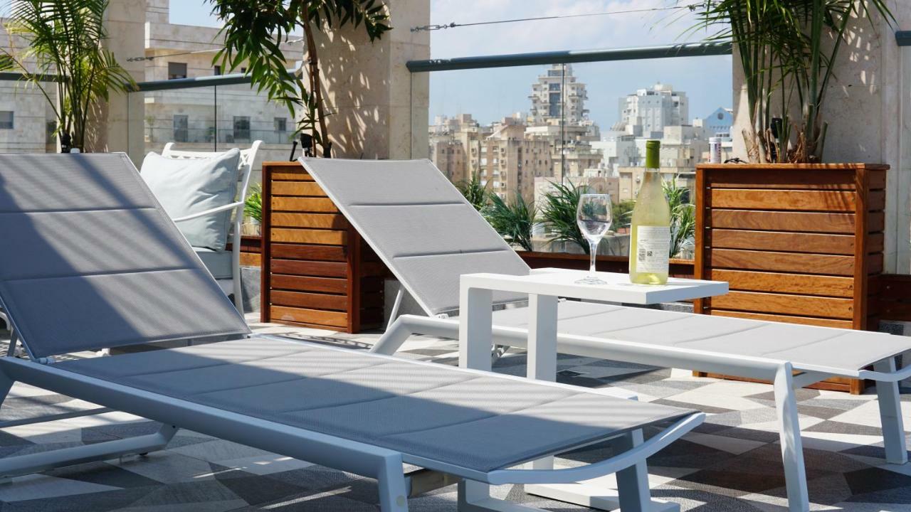 Luxury Rooftop Apartment In Νετάνια Εξωτερικό φωτογραφία
