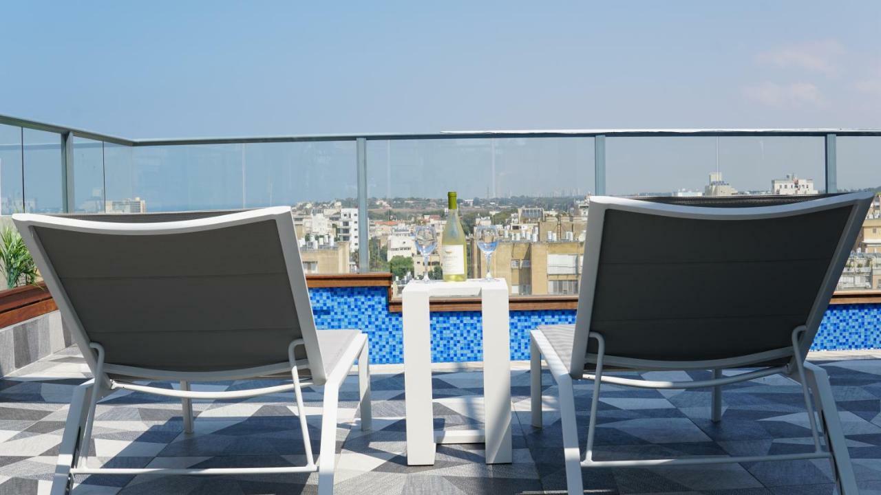 Luxury Rooftop Apartment In Νετάνια Εξωτερικό φωτογραφία